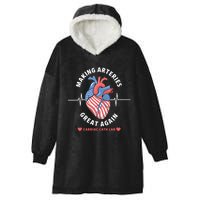 Making Arteries Great Again Cardiac Cath Lab Hooded Wearable Blanket