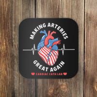 Making Arteries Great Again Cardiac Cath Lab Coaster