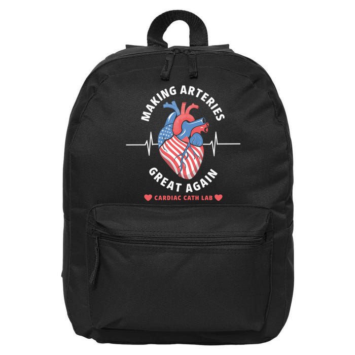 Making Arteries Great Again Cardiac Cath Lab 16 in Basic Backpack