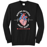 Making Arteries Great Again Cardiac Cath Lab Tall Sweatshirt