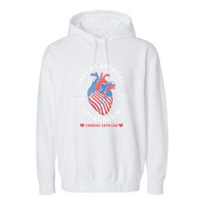 Making Arteries Great Again Cardiac Cath Lab Garment-Dyed Fleece Hoodie