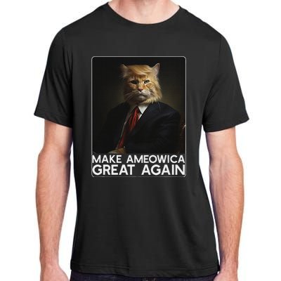 Make Ameowica Great Again Funny Trump Cat Adult ChromaSoft Performance T-Shirt