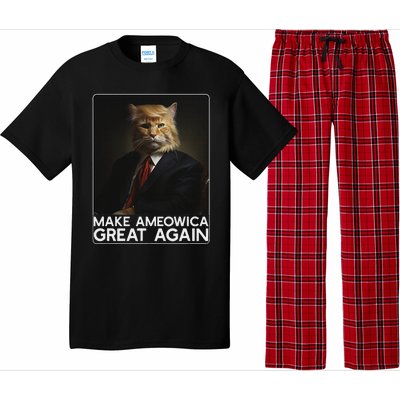 Make Ameowica Great Again Funny Trump Cat Pajama Set