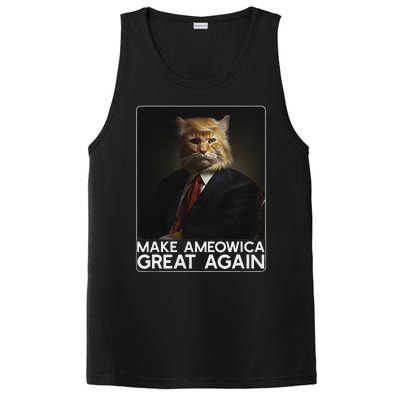 Make Ameowica Great Again Funny Trump Cat PosiCharge Competitor Tank