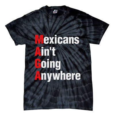 Mexicans AinT Going Anywhere Mexico Immigrates Funny Tie-Dye T-Shirt