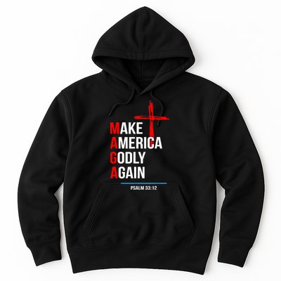 Make America Godly Again Psalm 33 12 Hoodie