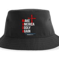 Make America Godly Again Psalm 33 12 Sustainable Bucket Hat