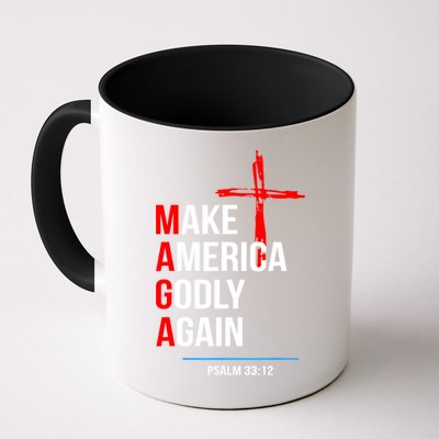 Make America Godly Again Psalm 33 12 Mug