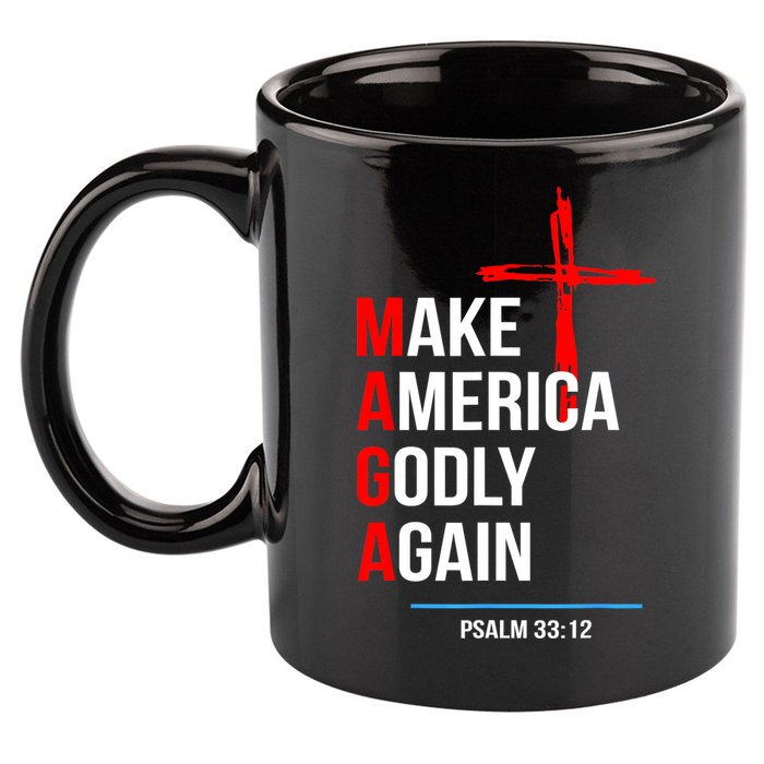 Make America Godly Again Psalm 33 12 11oz C Handle Ceramic Mug