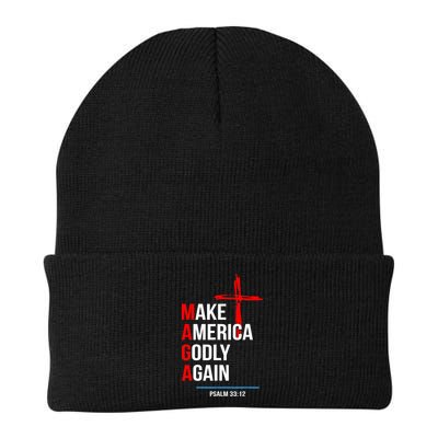 Make America Godly Again Psalm 33 12 Beanie