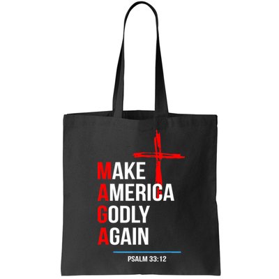 Make America Godly Again Psalm 33 12 Bag