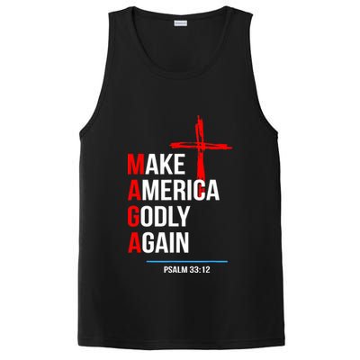 Make America Godly Again Psalm 33 12 PosiCharge Competitor Tank