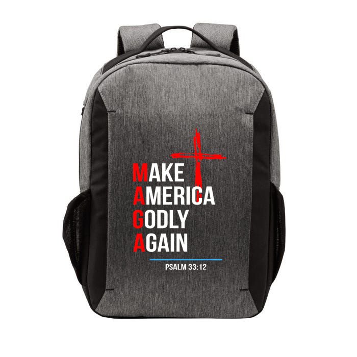 Make America Godly Again Psalm 33 12 Vector Backpack