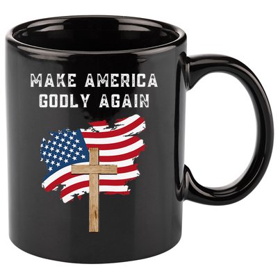 Make America Godly Again For Patriotic Christians 11oz C Handle Ceramic Mug