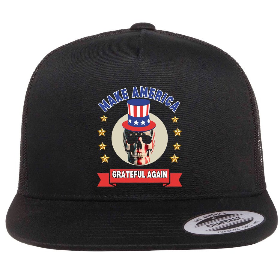 Make America Grateful Again Flat Bill Trucker Hat