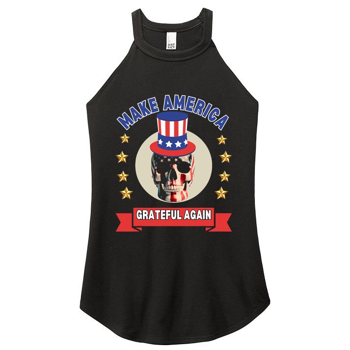 Make America Grateful Again Women's Perfect Tri Rocker Tank