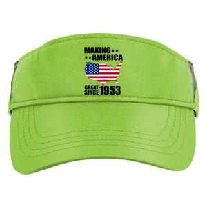 Making America Great Since 1953 Birthday Adult Drive Performance Visor