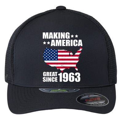 Making America Great Since 1963 Birthday Flexfit Unipanel Trucker Cap