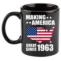 Making America Great Since 1963 Birthday 11oz C Handle Ceramic Mug