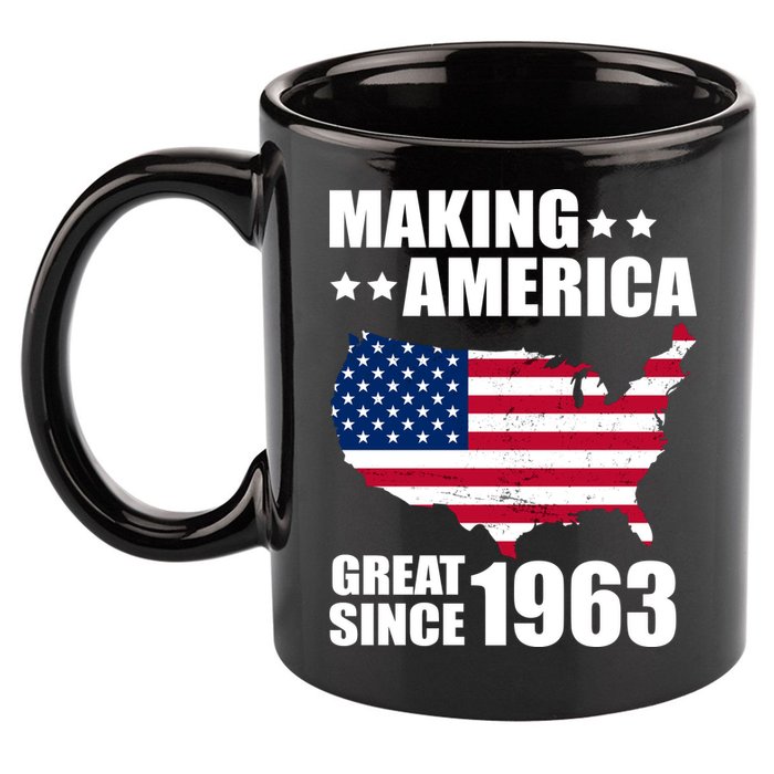 Making America Great Since 1963 Birthday 11oz C Handle Ceramic Mug