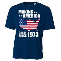 Making America Great Since 1973 Birthday Cooling Performance Crew T-Shirt