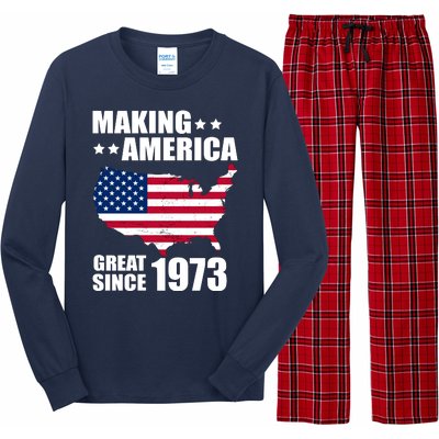 Making America Great Since 1973 Birthday Long Sleeve Pajama Set