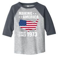 Making America Great Since 1973 Birthday Toddler Fine Jersey T-Shirt