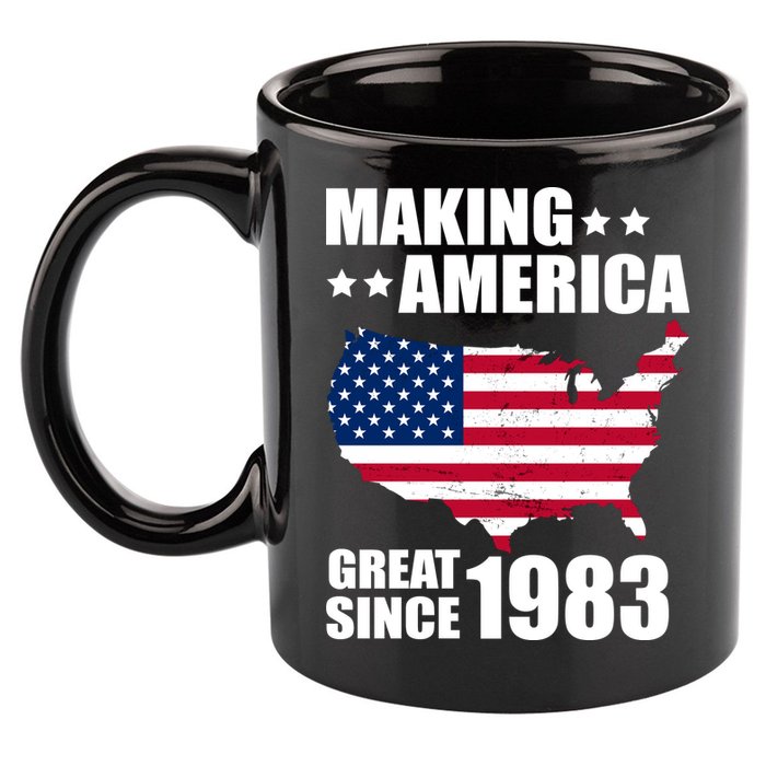 Making America Great Since 1983 Birthday 11oz C Handle Ceramic Mug