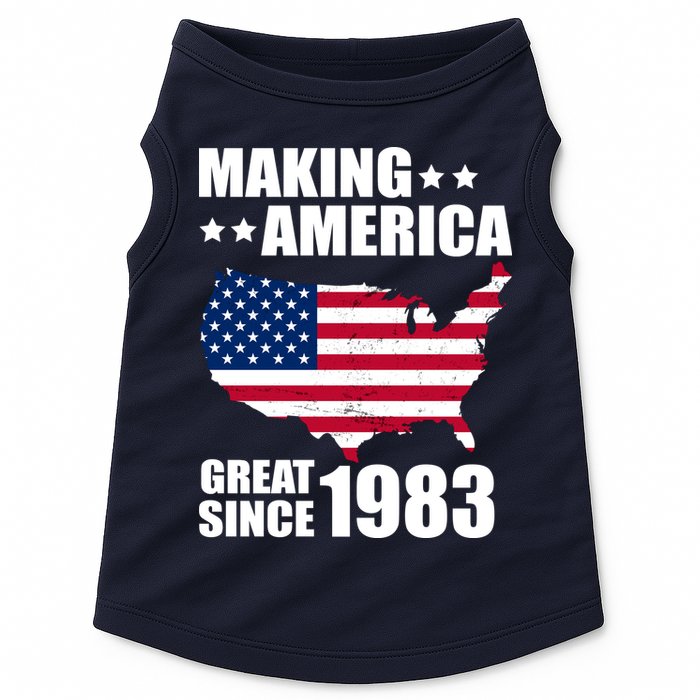 Making America Great Since 1983 Birthday Doggie Tank