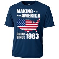 Making America Great Since 1983 Birthday Cooling Performance Crew T-Shirt