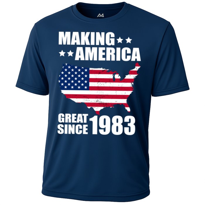 Making America Great Since 1983 Birthday Cooling Performance Crew T-Shirt