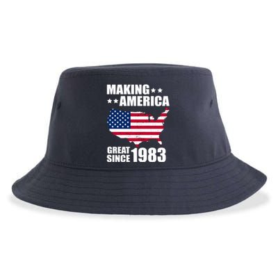 Making America Great Since 1983 Birthday Sustainable Bucket Hat