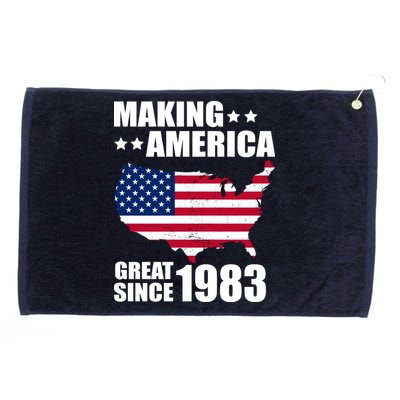 Making America Great Since 1983 Birthday Grommeted Golf Towel