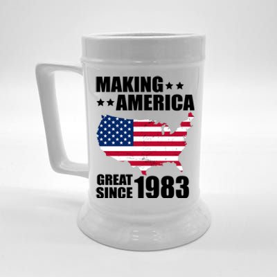 Making America Great Since 1983 Birthday Beer Stein