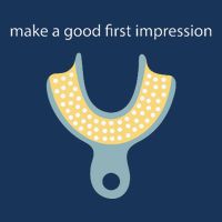 Make A Good First Dental Impression Funny Dentist Cooling Performance Crew T-Shirt
