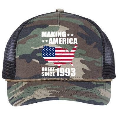 Making America Great Since 1993 Birthday Retro Rope Trucker Hat Cap