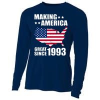 Making America Great Since 1993 Birthday Cooling Performance Long Sleeve Crew