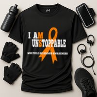 Ms Awareness Gift I Am Unstoppable Ms Gift Cooling Performance Crew T-Shirt