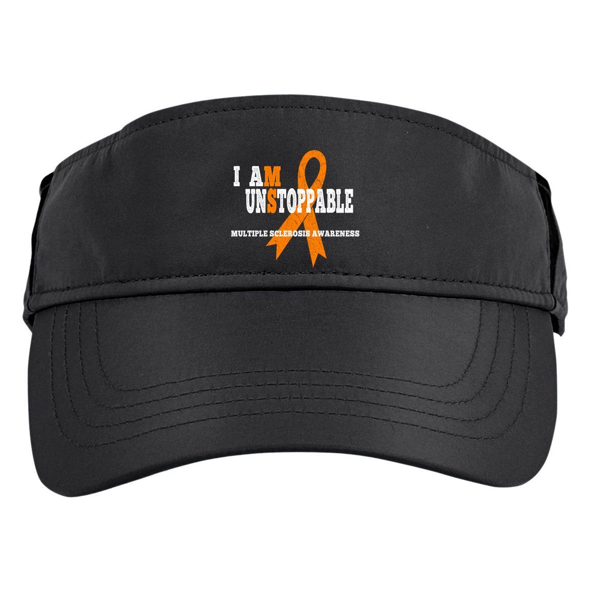 Ms Awareness Gift I Am Unstoppable Ms Gift Adult Drive Performance Visor
