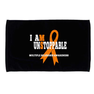Ms Awareness Gift I Am Unstoppable Ms Gift Microfiber Hand Towel
