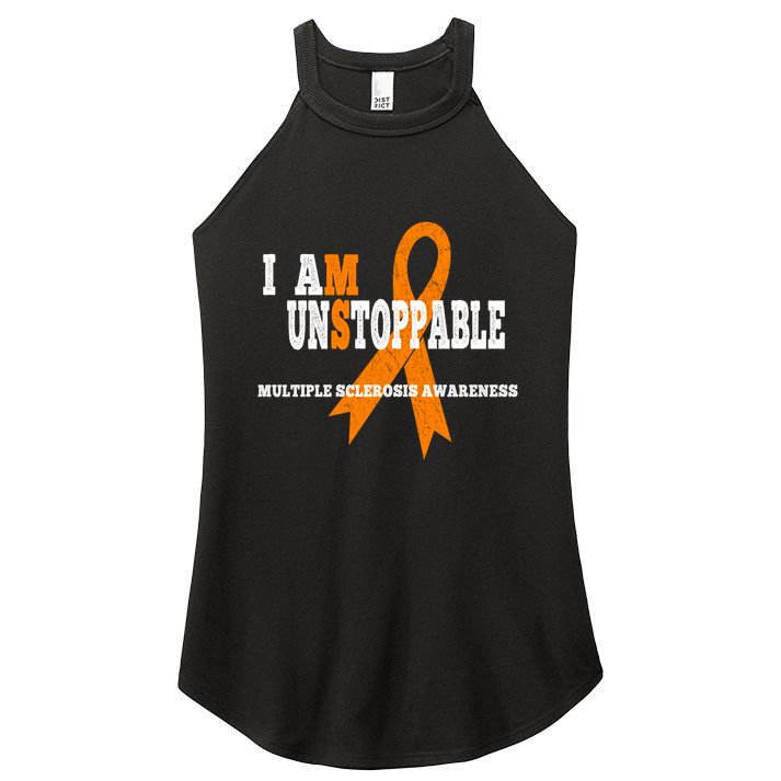 Ms Awareness Gift I Am Unstoppable Ms Gift Women's Perfect Tri Rocker Tank