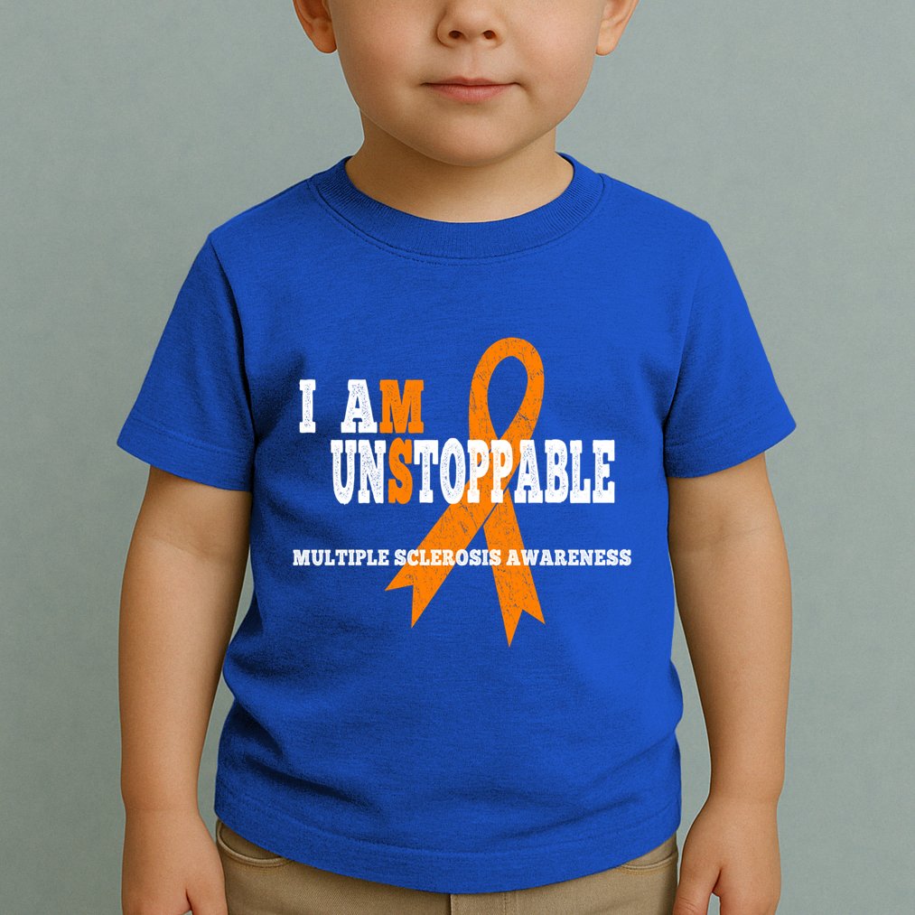 Ms Awareness Gift I Am Unstoppable Ms Gift Toddler T-Shirt