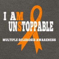 Ms Awareness Gift I Am Unstoppable Ms Gift Cotton Canvas Backpack