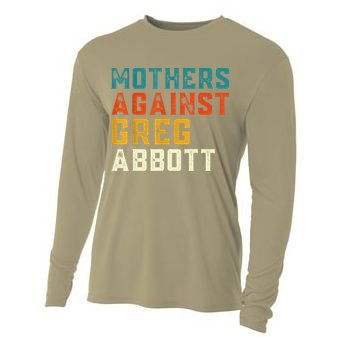 Mothers Against Greg Abbott Texas Anti Abbott 1 Cooling Performance Long Sleeve Crew
