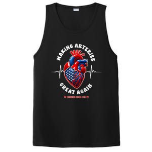 Making Arteries Great Again Cardiac Cath Lab Raglan PosiCharge Competitor Tank