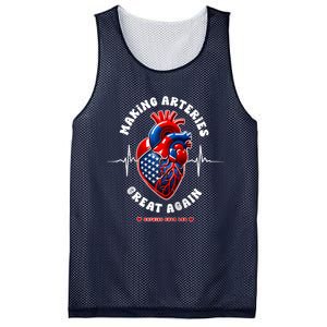 Making Arteries Great Again Cardiac Cath Lab Raglan Mesh Reversible Basketball Jersey Tank