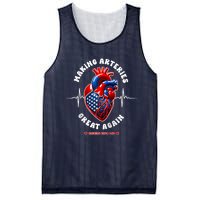 Making Arteries Great Again Cardiac Cath Lab Raglan Mesh Reversible Basketball Jersey Tank