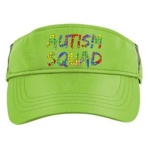 Matching Autism Gifts For Family Puzzle Art Autism Squad Adult Drive Performance Visor