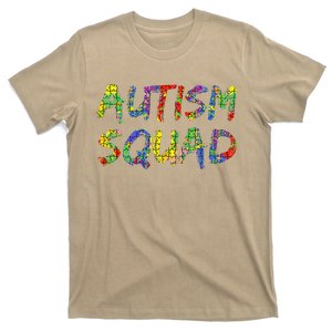 Matching Autism Gifts For Family Puzzle Art Autism Squad T-Shirt