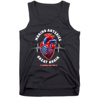 Making Arteries Great Again Cardiac Cath Lab Tank Top